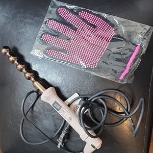 Lange Curling Iron New without box comes with new glove